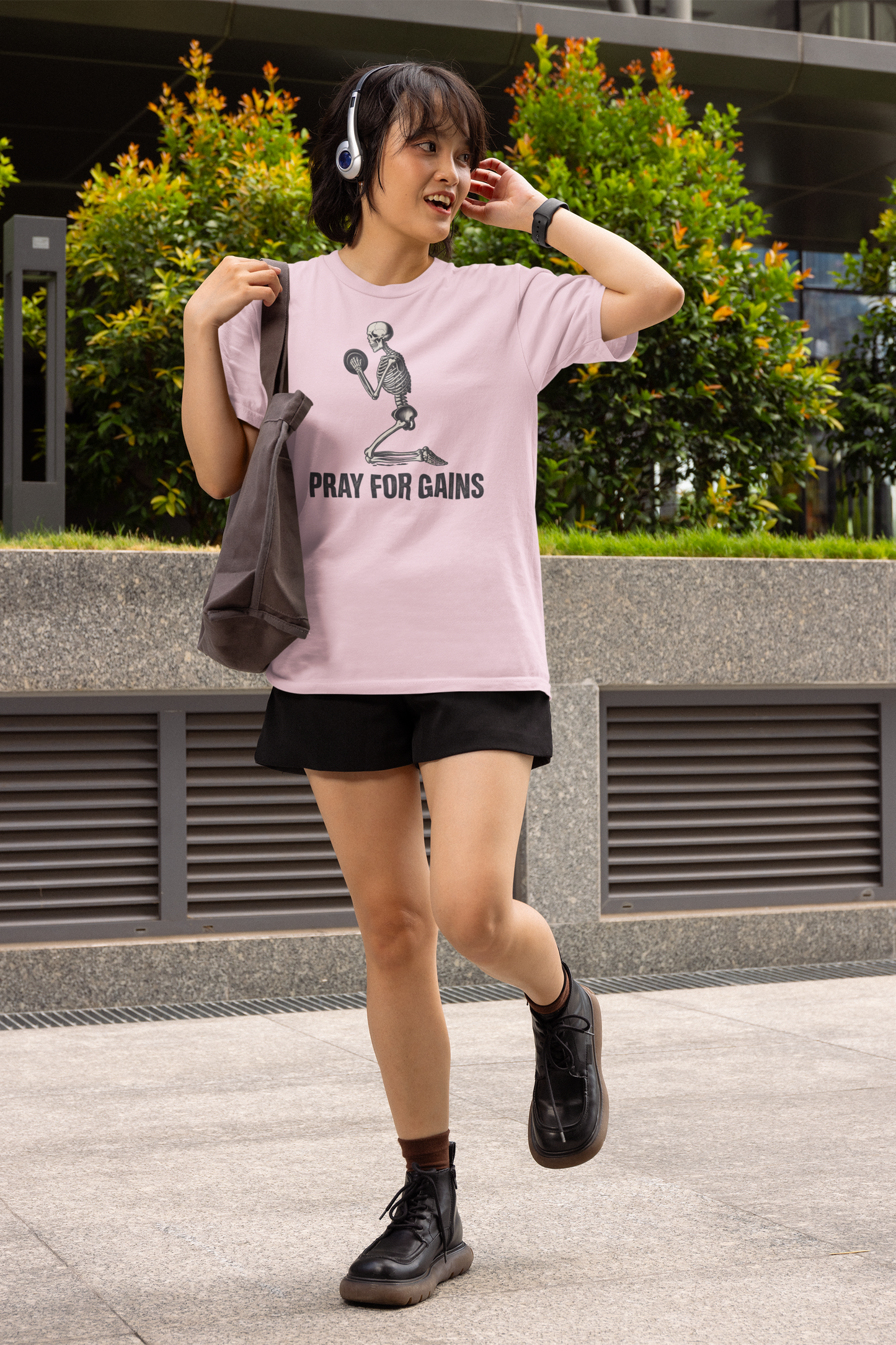 Pray for Gains - Light, Gym T-Shirt