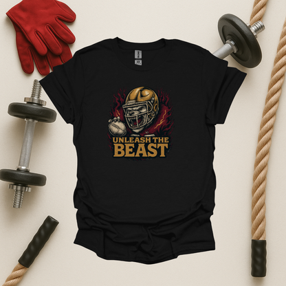 Unleash the Beast, Football T-Shirt
