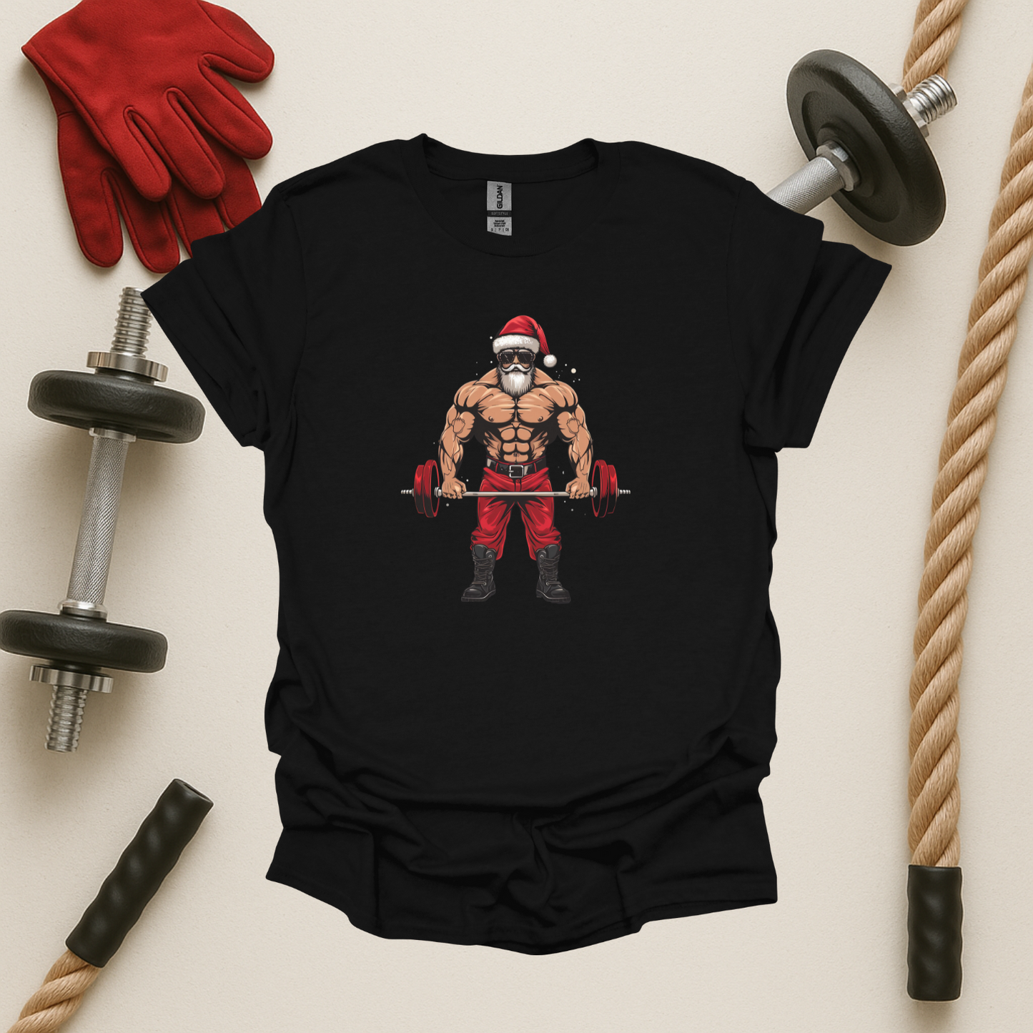 SWOLE SANTA, Gym T-Shirt