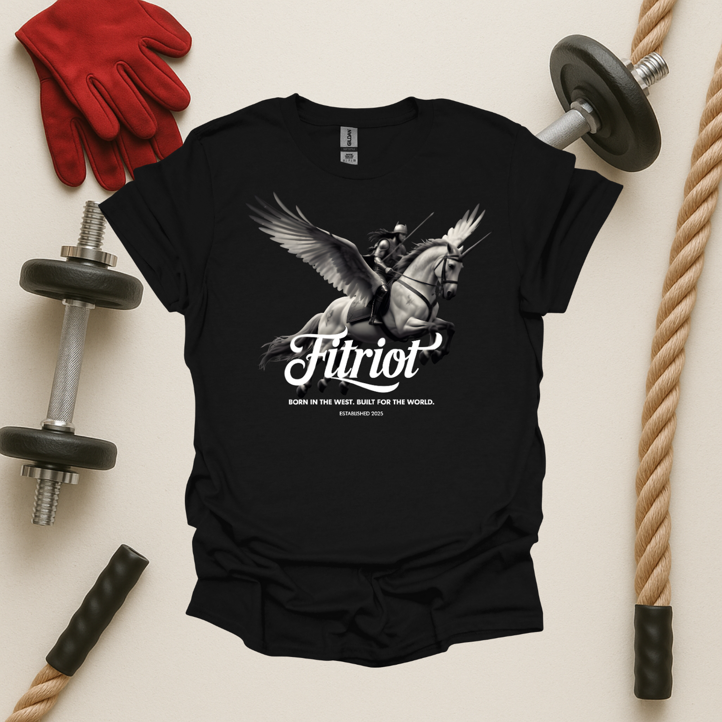 FitRiot Built for the World, Gym T-Shirt