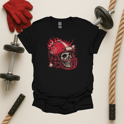 Bonecrusher Helmet, Football T-Shirt