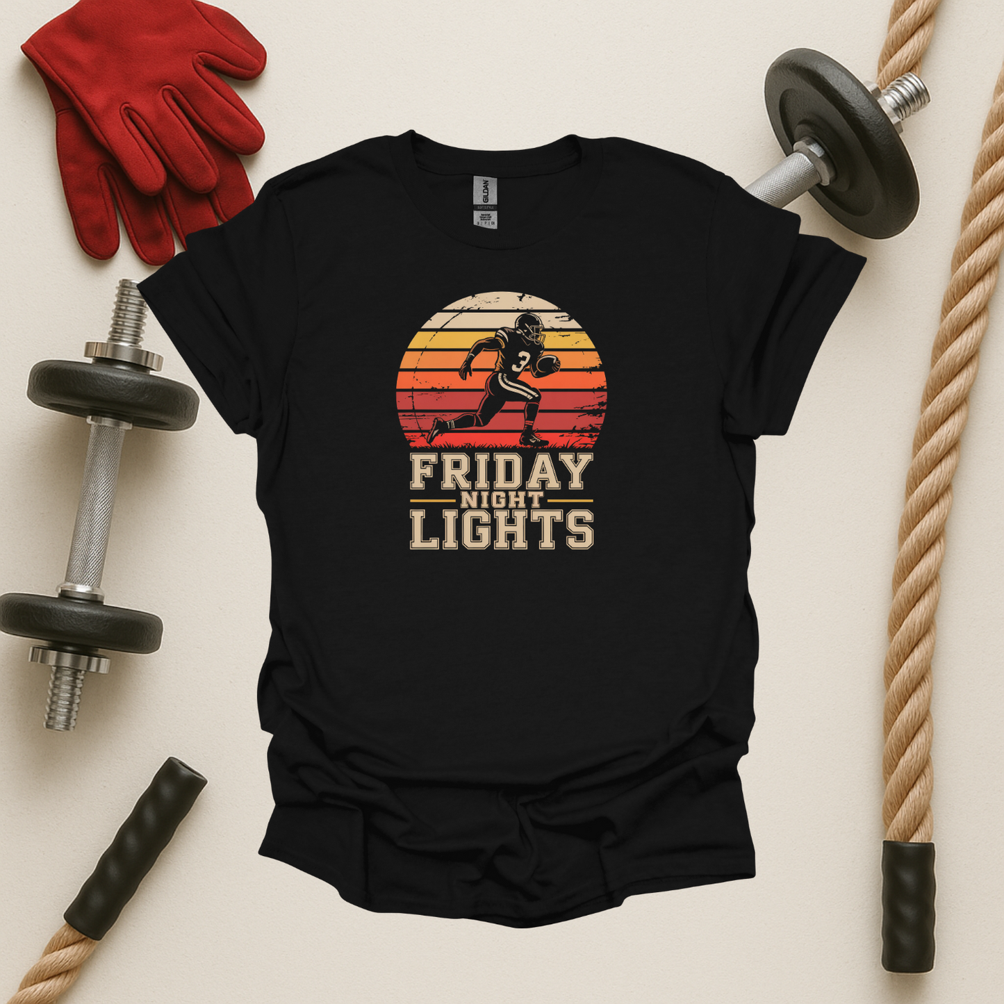 Friday Night Lights - Dark, Football T-Shirt