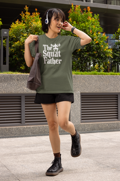 The Squat Father - Dark, Gym T-Shirt