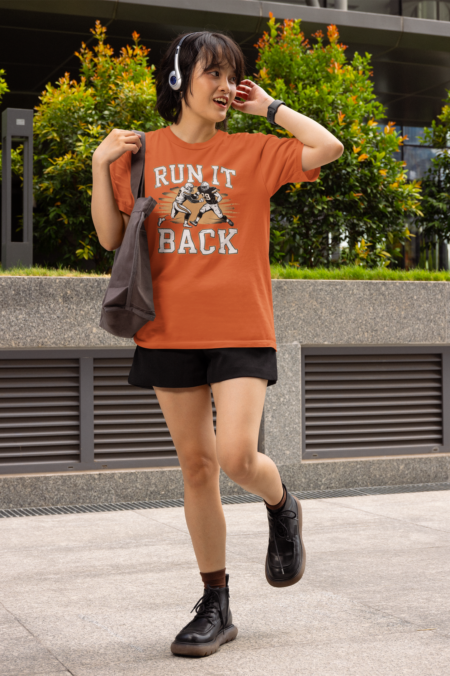 Run It Back - Light, Football T-Shirt