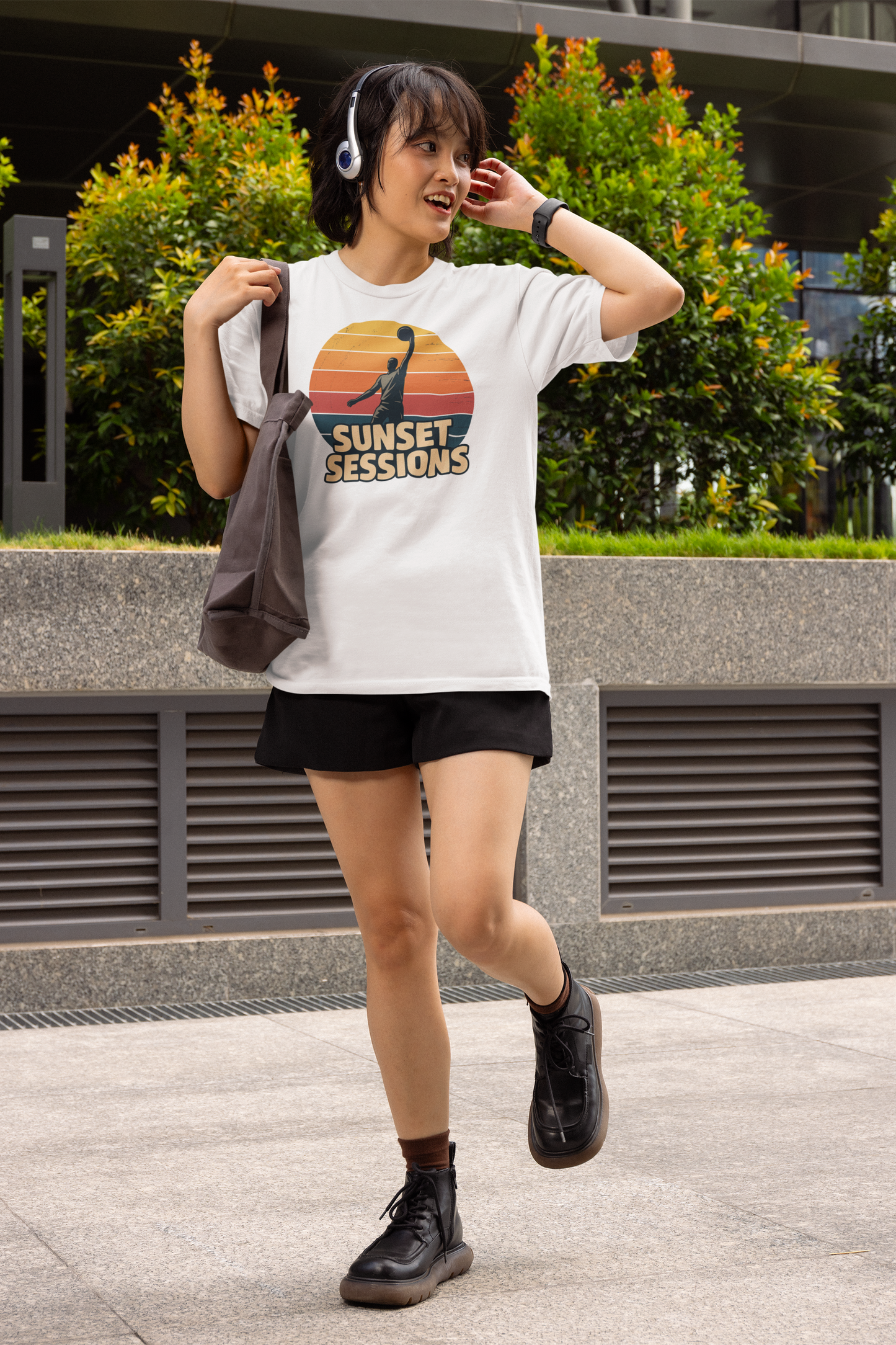 Sunset Sessions - Light, Basketball T-Shirt