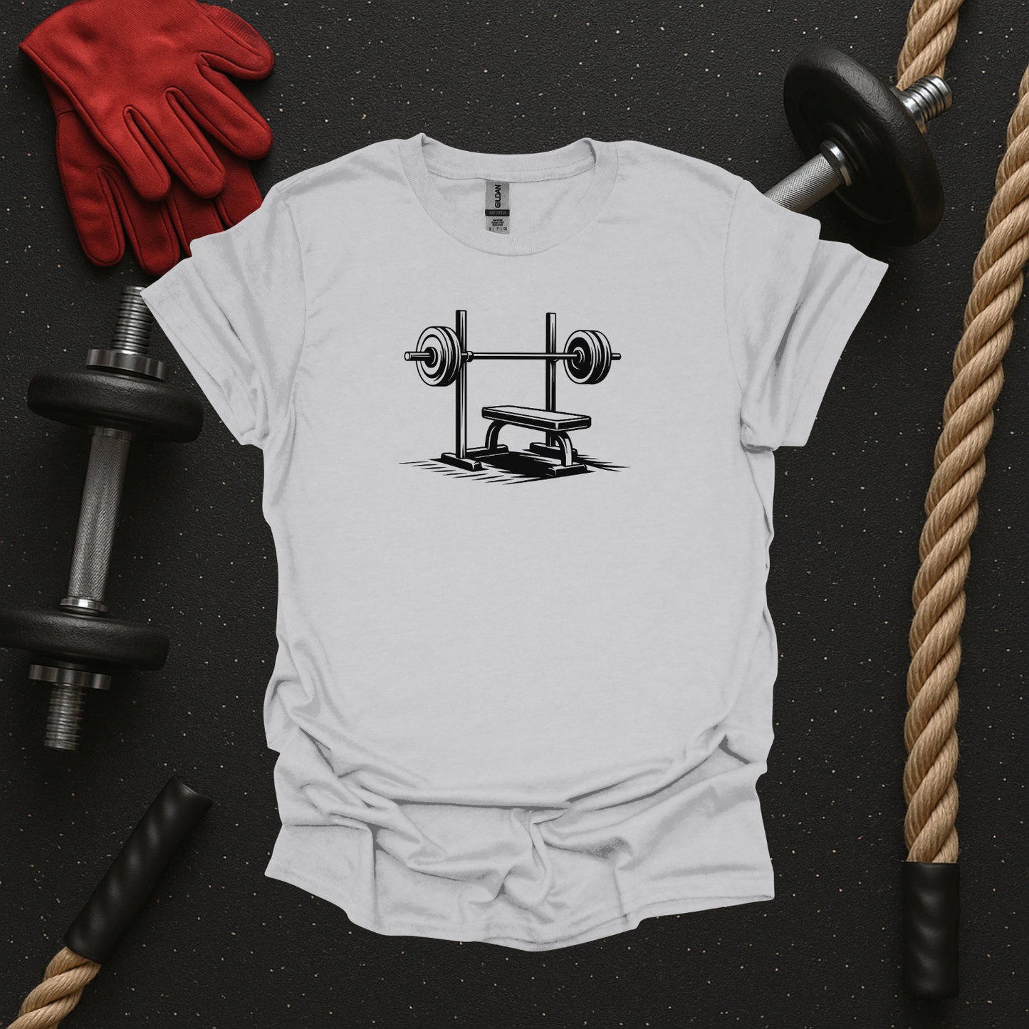 Bench Press - Light, Gym T-Shirt