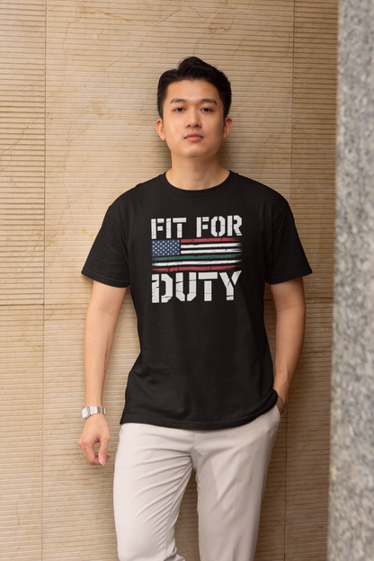 Fit For Duty - Dark, Gym T-Shirt