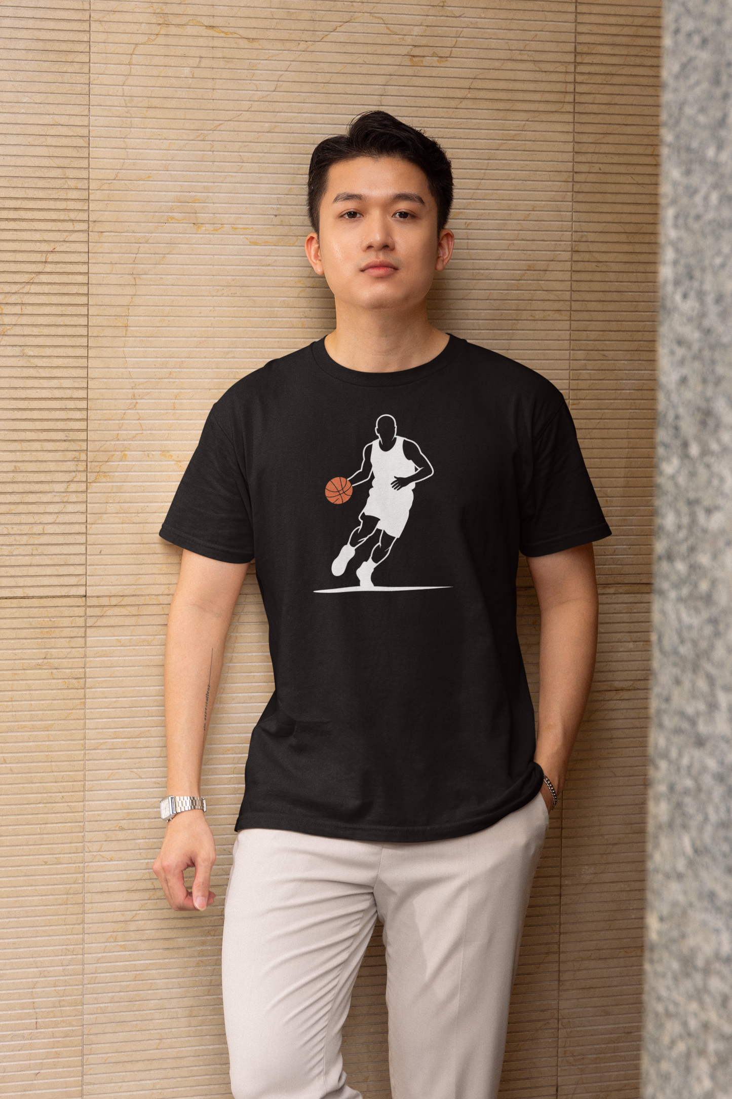 Dribbler - Dark, Basketball T-Shirt