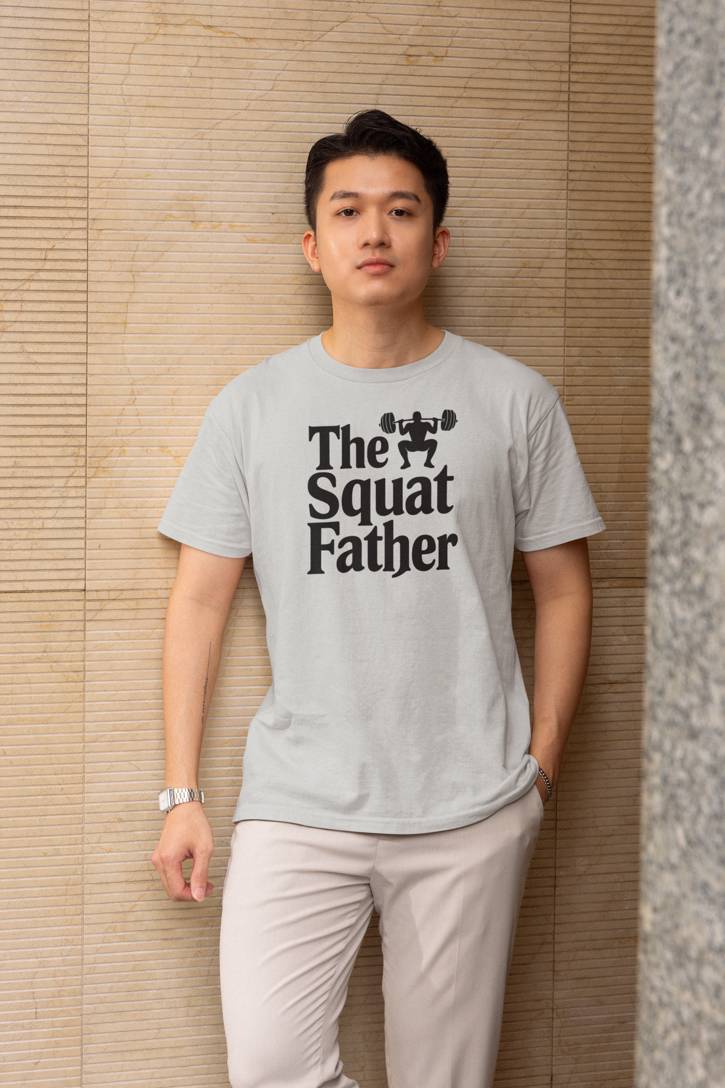 The Squat Father - Light, Gym T-Shirt