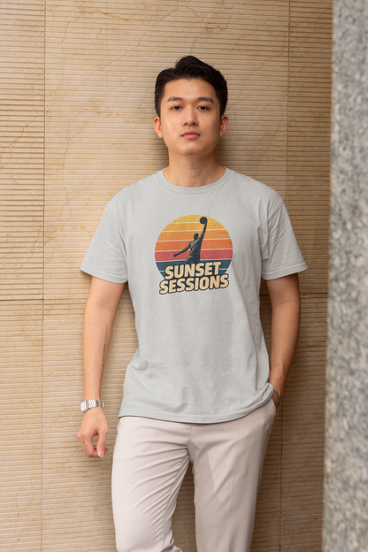 Sunset Sessions - Light, Basketball T-Shirt