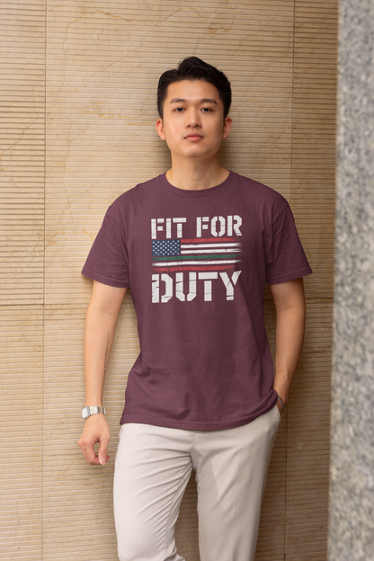 Fit For Duty - Dark, Gym T-Shirt