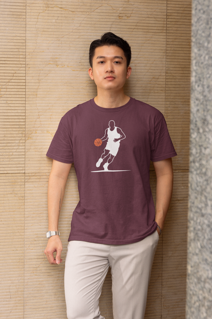Dribbler - Dark, Basketball T-Shirt