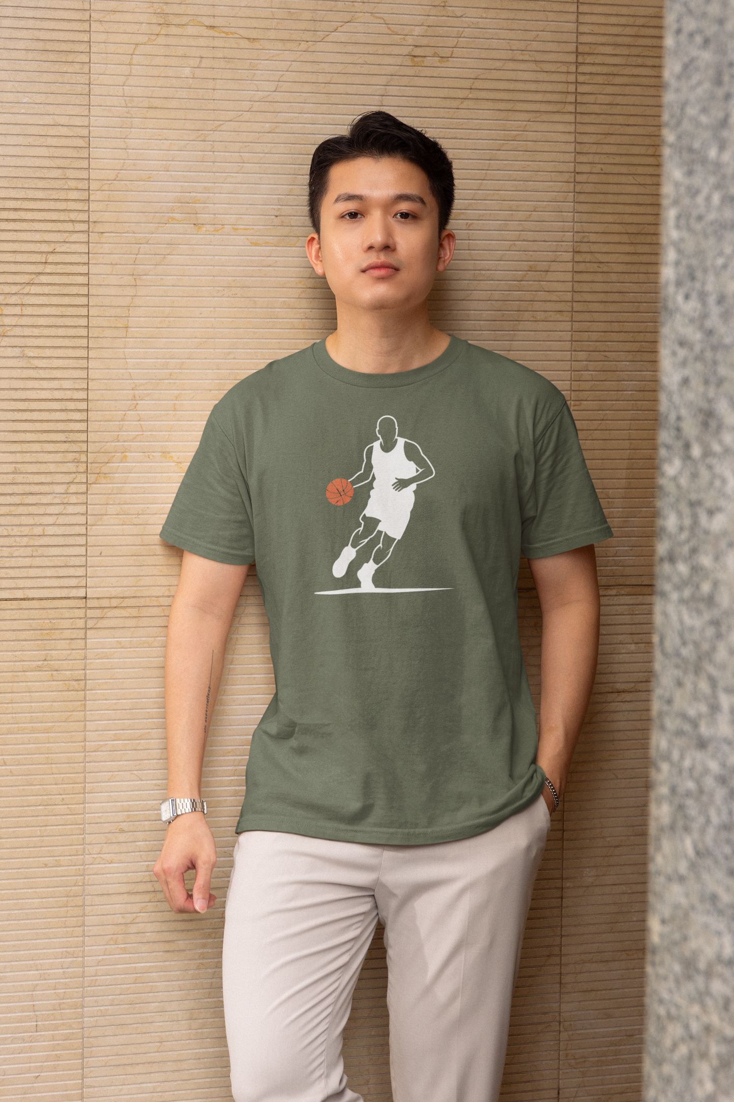 Dribbler - Dark, Basketball T-Shirt