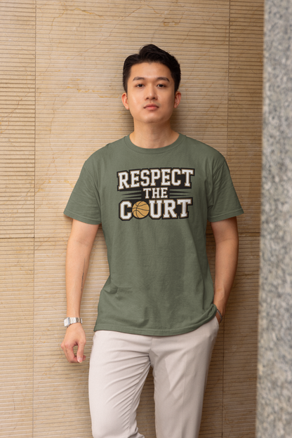 Respect the Court, Basketball T-Shirt