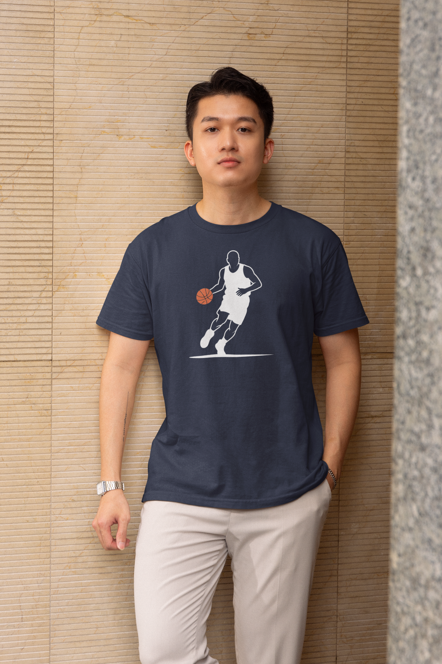 Dribbler - Dark, Basketball T-Shirt