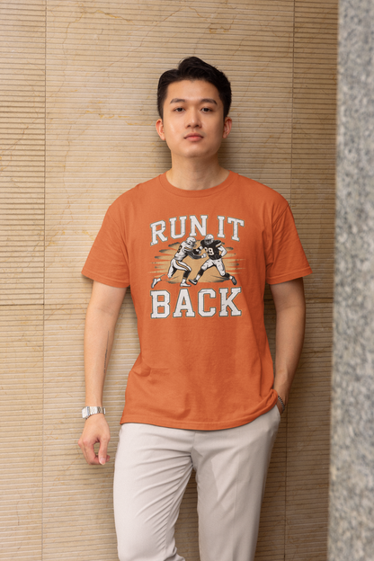 Run It Back - Light, Football T-Shirt