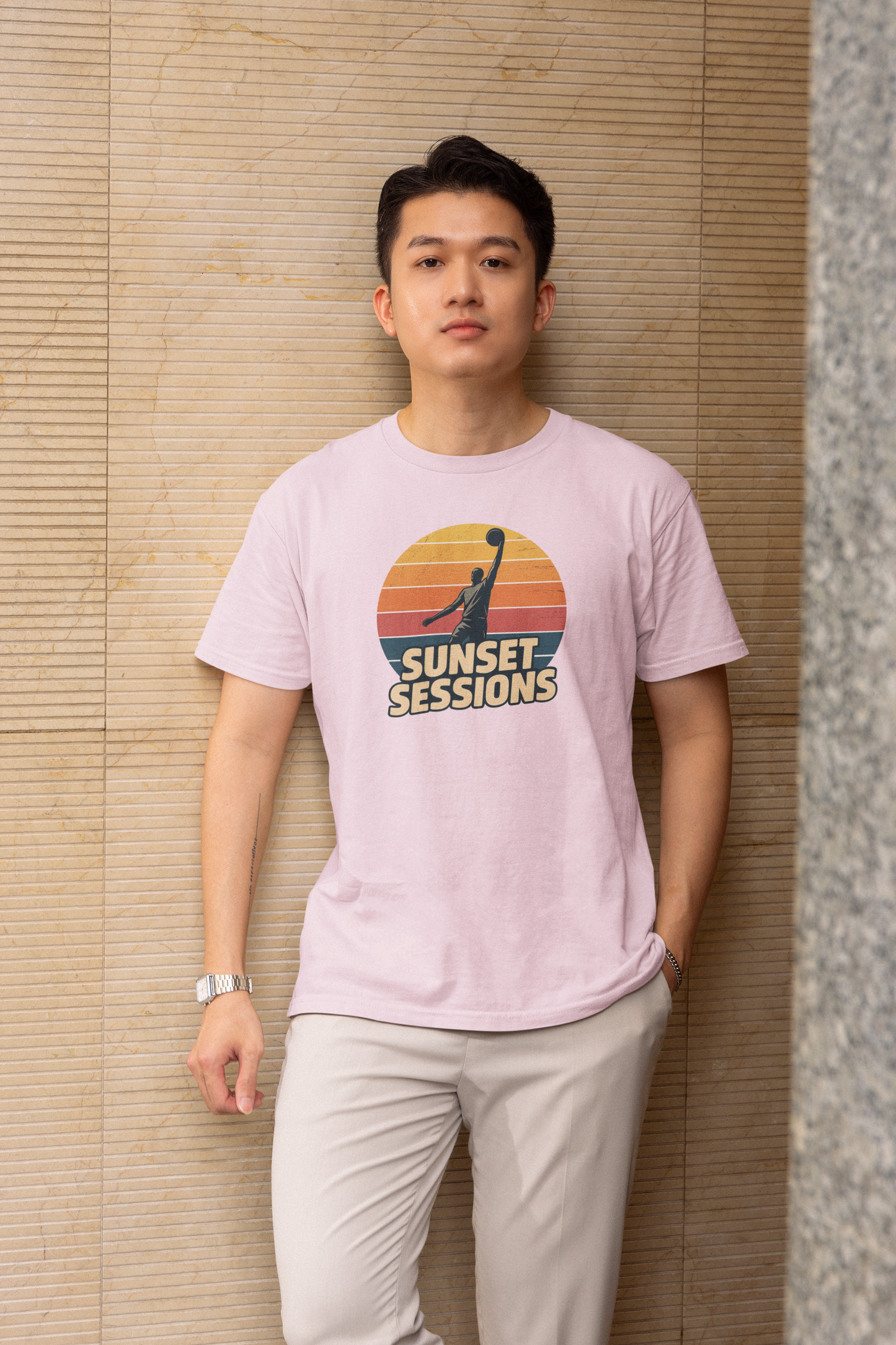 Sunset Sessions - Light, Basketball T-Shirt