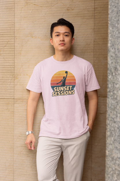 Sunset Sessions - Light, Basketball T-Shirt