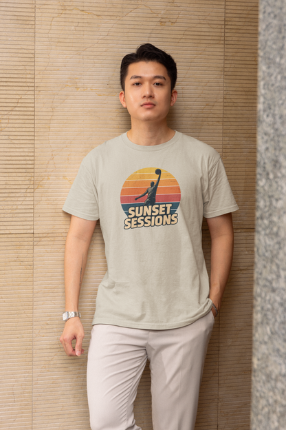 Sunset Sessions - Light, Basketball T-Shirt