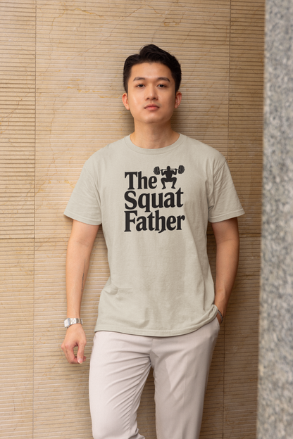 The Squat Father - Light, Gym T-Shirt