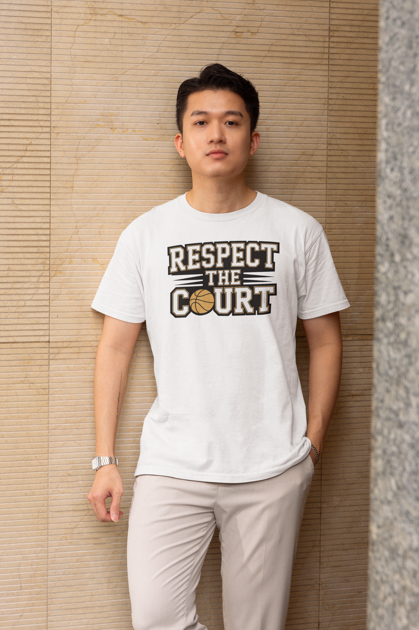 Respect the Court, Basketball T-Shirt