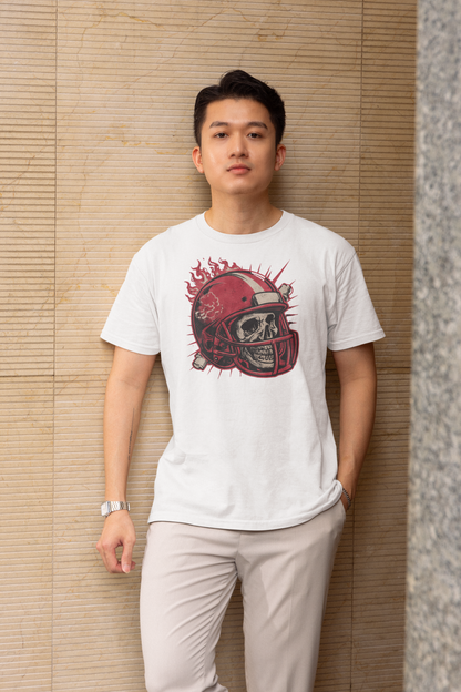 Bonecrusher Helmet, Football T-Shirt