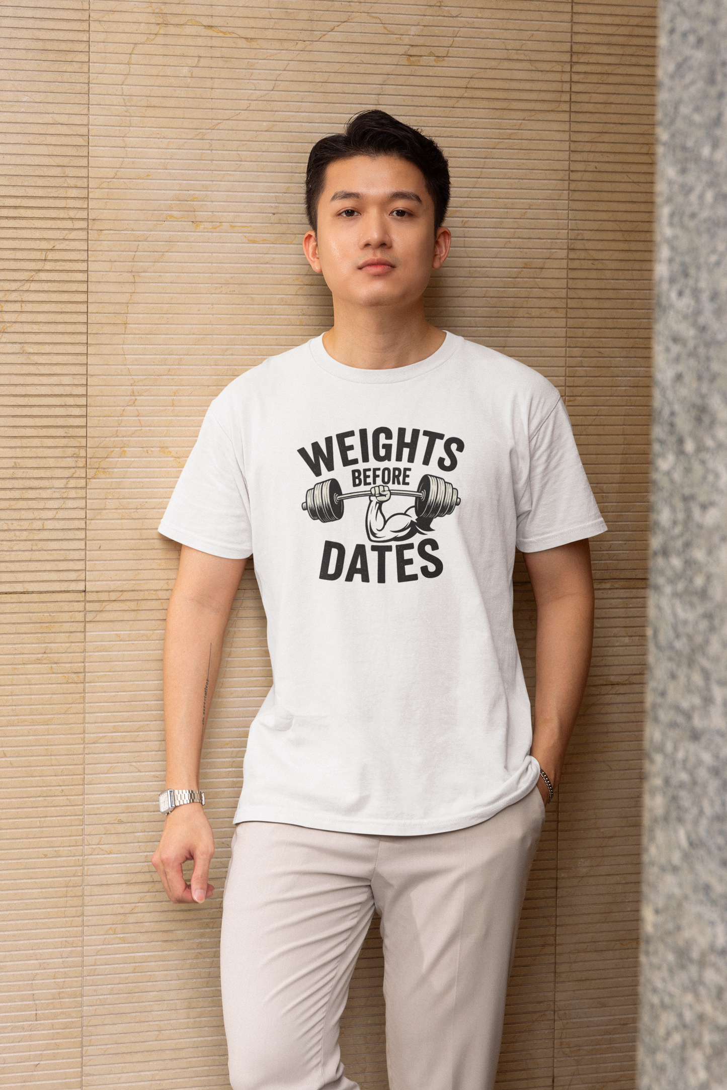 Weights Before Dates - Light, Gym T-Shirt