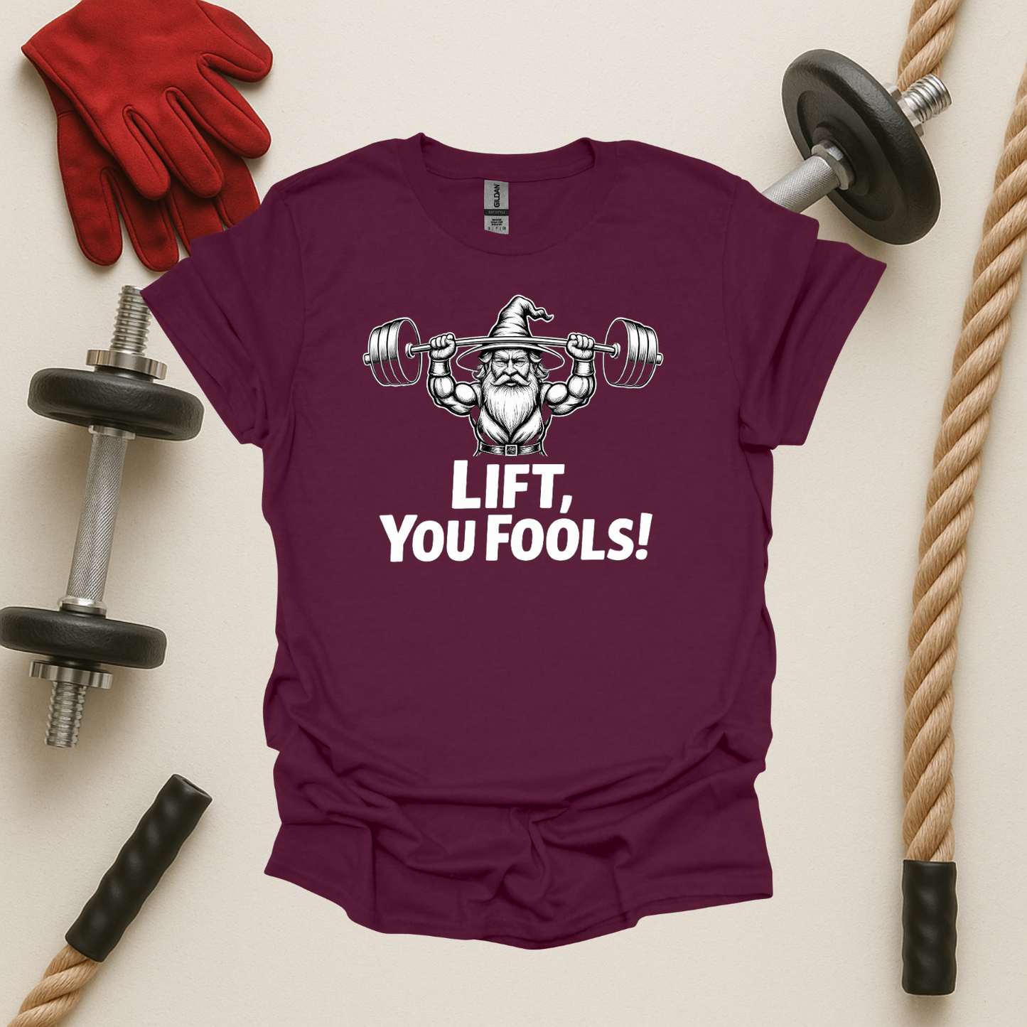 Lift You Fools! - Dark, Gym T-Shirt