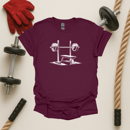 Bench Press - Dark, Gym T-Shirt