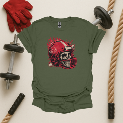 Bonecrusher Helmet, Football T-Shirt