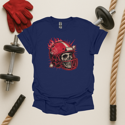 Bonecrusher Helmet, Football T-Shirt