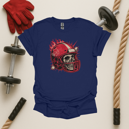 Bonecrusher Helmet, Football T-Shirt
