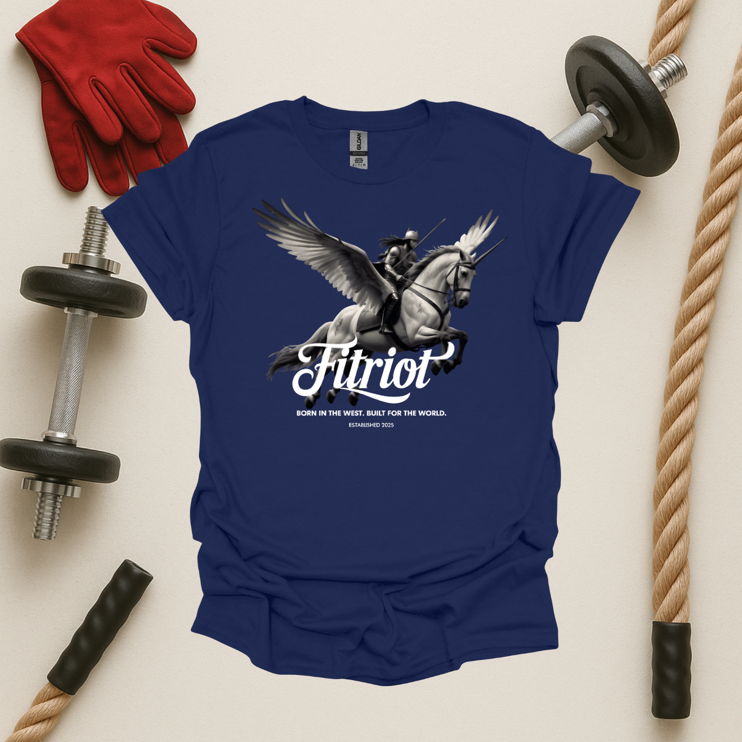 FitRiot Built for the World, Gym T-Shirt