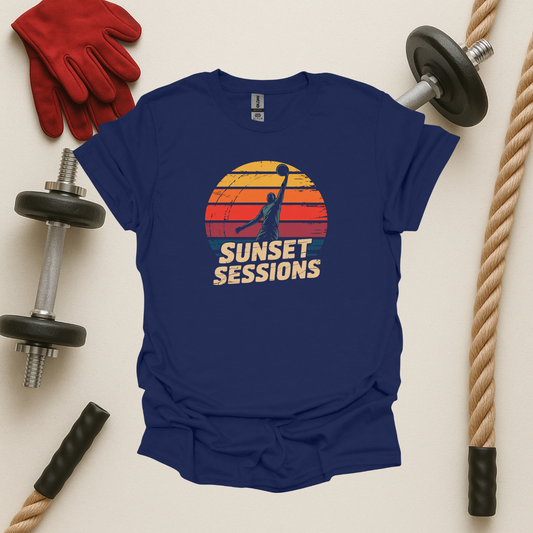 Sunset Sessions - Dark, Basketball T-Shirt