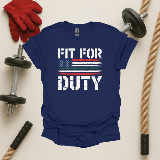 Fit For Duty - Dark, Gym T-Shirt