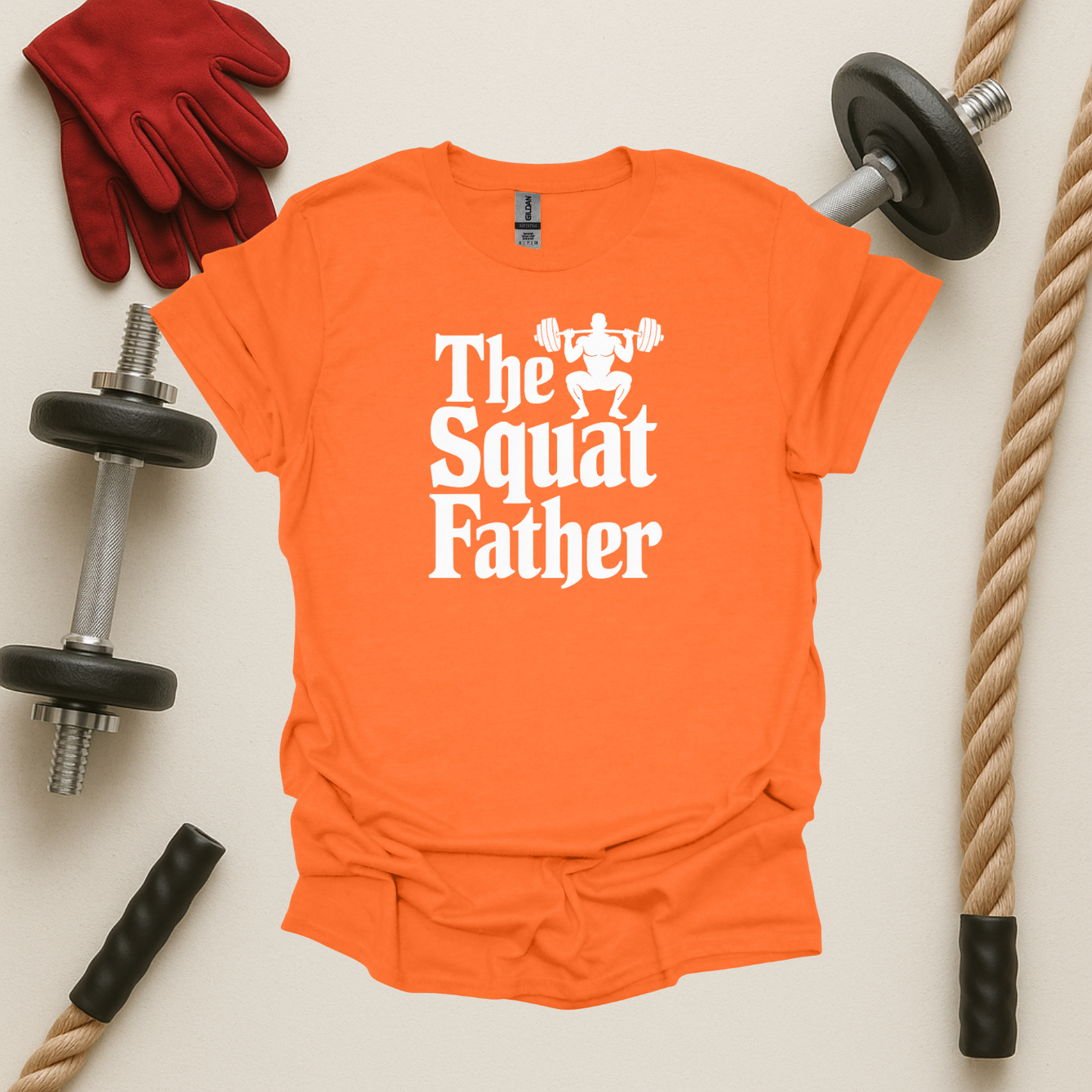 The Squat Father - Dark, Gym T-Shirt