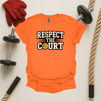 Respect the Court, Basketball T-Shirt