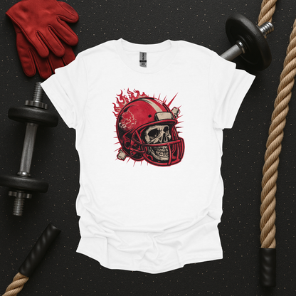Bonecrusher Helmet, Football T-Shirt